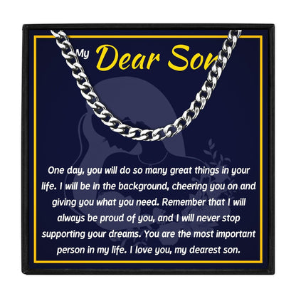 Mom And Son Forever Necklace Gift Set in 2023 | Mom And Son Forever Necklace Gift Set - undefined | mother and son necklace, mother son necklaces, son necklace from mom, to my son necklace | From Hunny Life | hunnylife.com