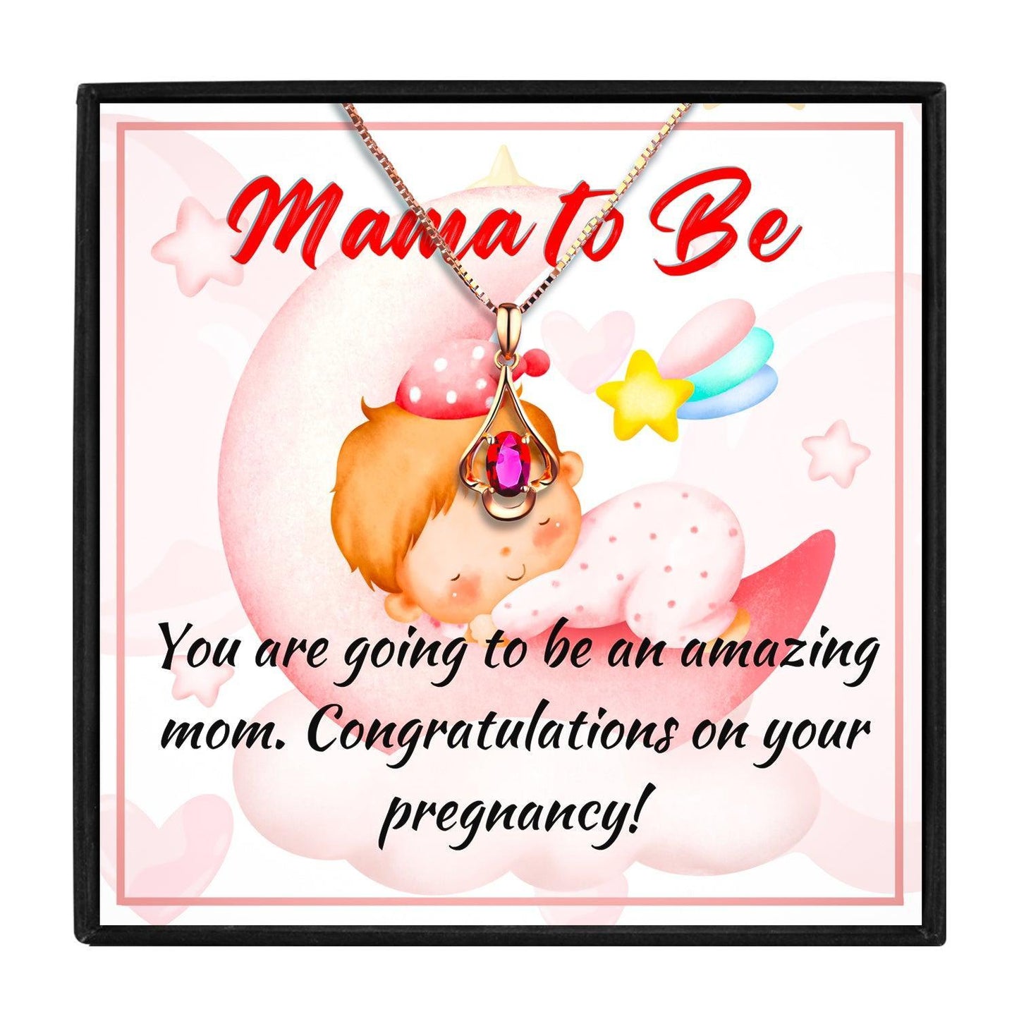 Mom To Be Gift Necklace Set for Christmas 2023 | Mom To Be Gift Necklace Set - undefined | Gifts for Pregnant Women, mama to be necklace, mom to be necklace, New Mom Jewelry | From Hunny Life | hunnylife.com