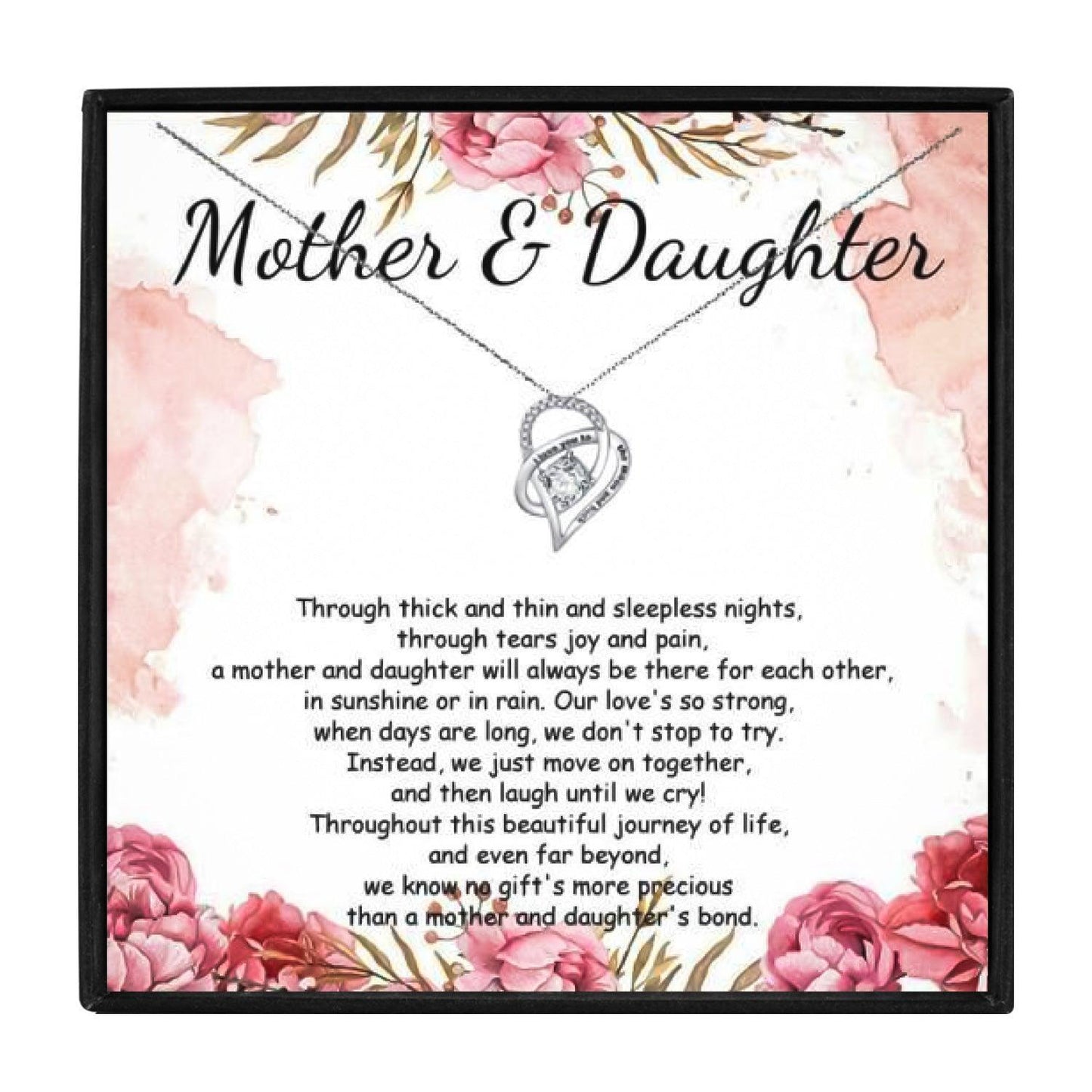 Mommy Daughter Gift Necklaces Set in 2023 | Mommy Daughter Gift Necklaces Set - undefined | daughter gift, mother and daughter, mother and daughter necklace, Mother Daughter Gift Necklace, Mother Daughter Infinity Necklace | From Hunny Life | hunnylife.com