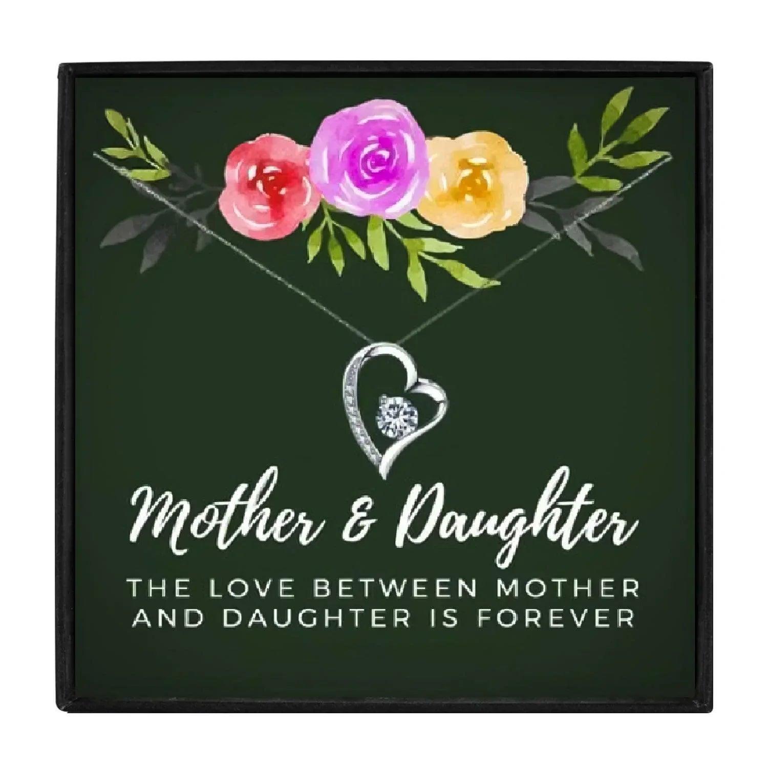 Mother and Daughter Crystal Necklace for Christmas 2023 | Mother and Daughter Crystal Necklace - undefined | mother and daughter, Mother and Daughter Heart Necklaces | From Hunny Life | hunnylife.com