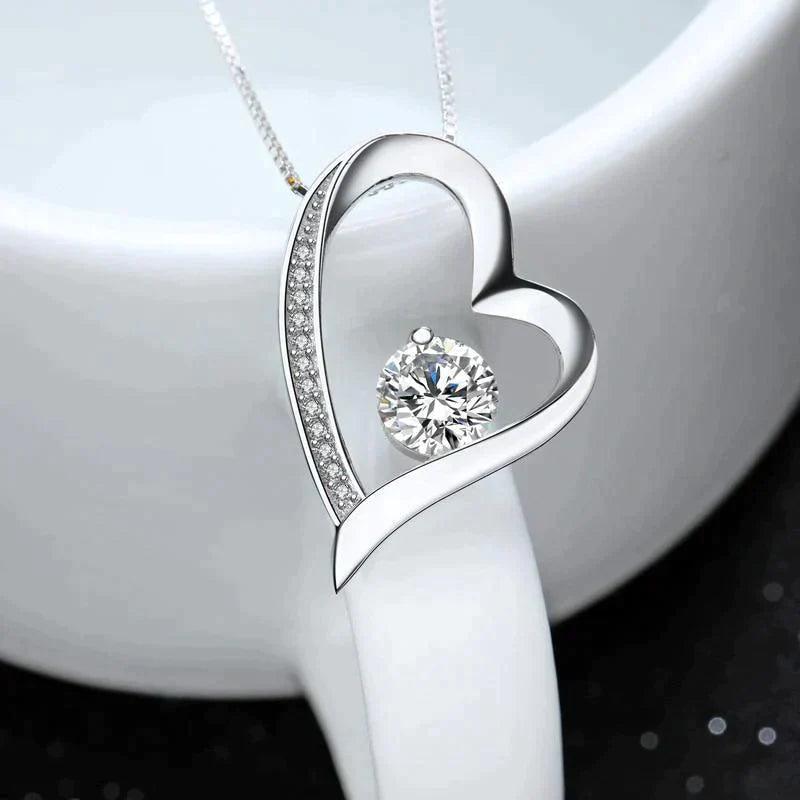 Mother and Daughter Crystal Necklace for Christmas 2023 | Mother and Daughter Crystal Necklace - undefined | mother and daughter, Mother and Daughter Heart Necklaces | From Hunny Life | hunnylife.com