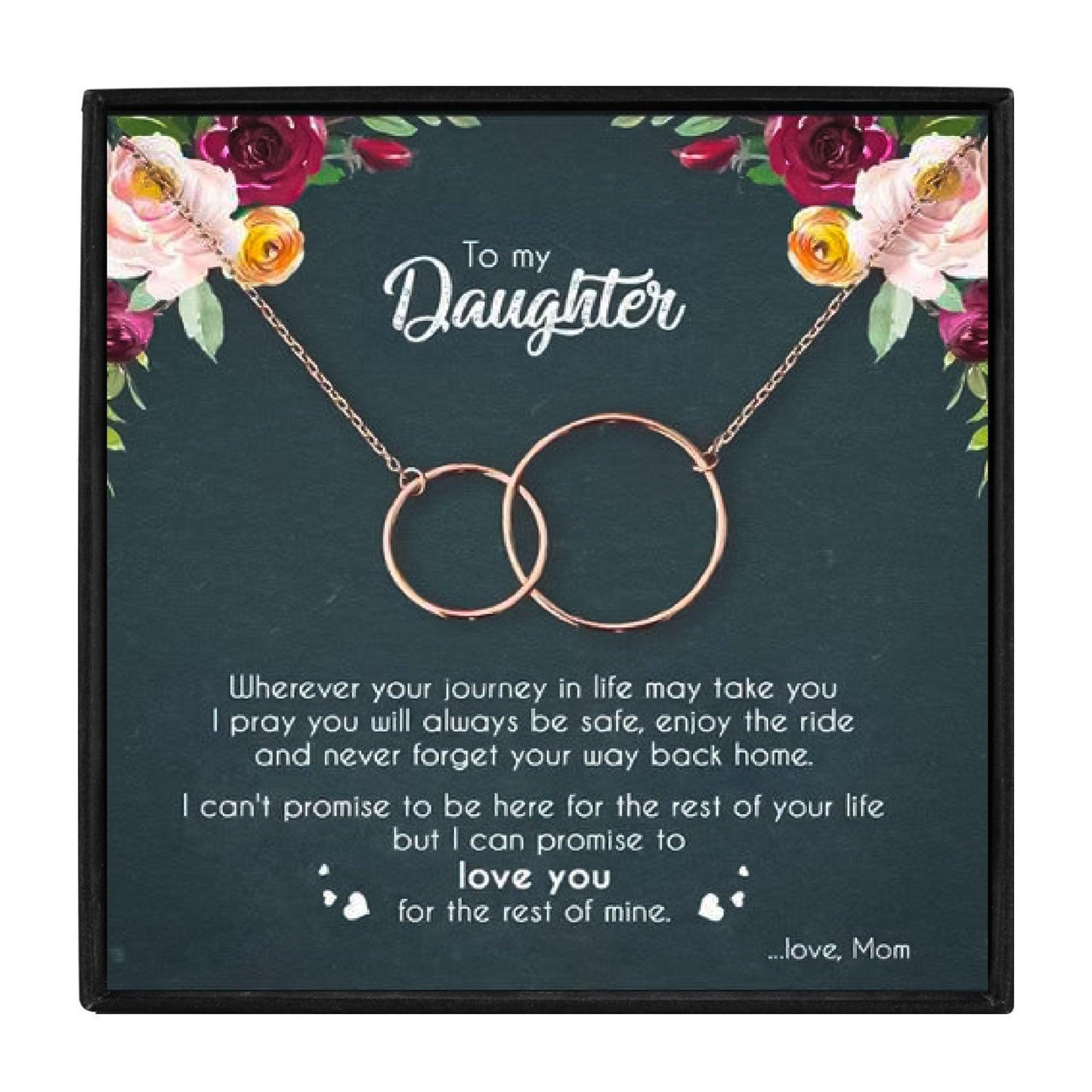 Mother & Daughter Double Circles Necklace Set for Christmas 2023 | Mother & Daughter Double Circles Necklace Set - undefined | Mother Daughter, Mother Daughter Necklace, necklace | From Hunny Life | hunnylife.com