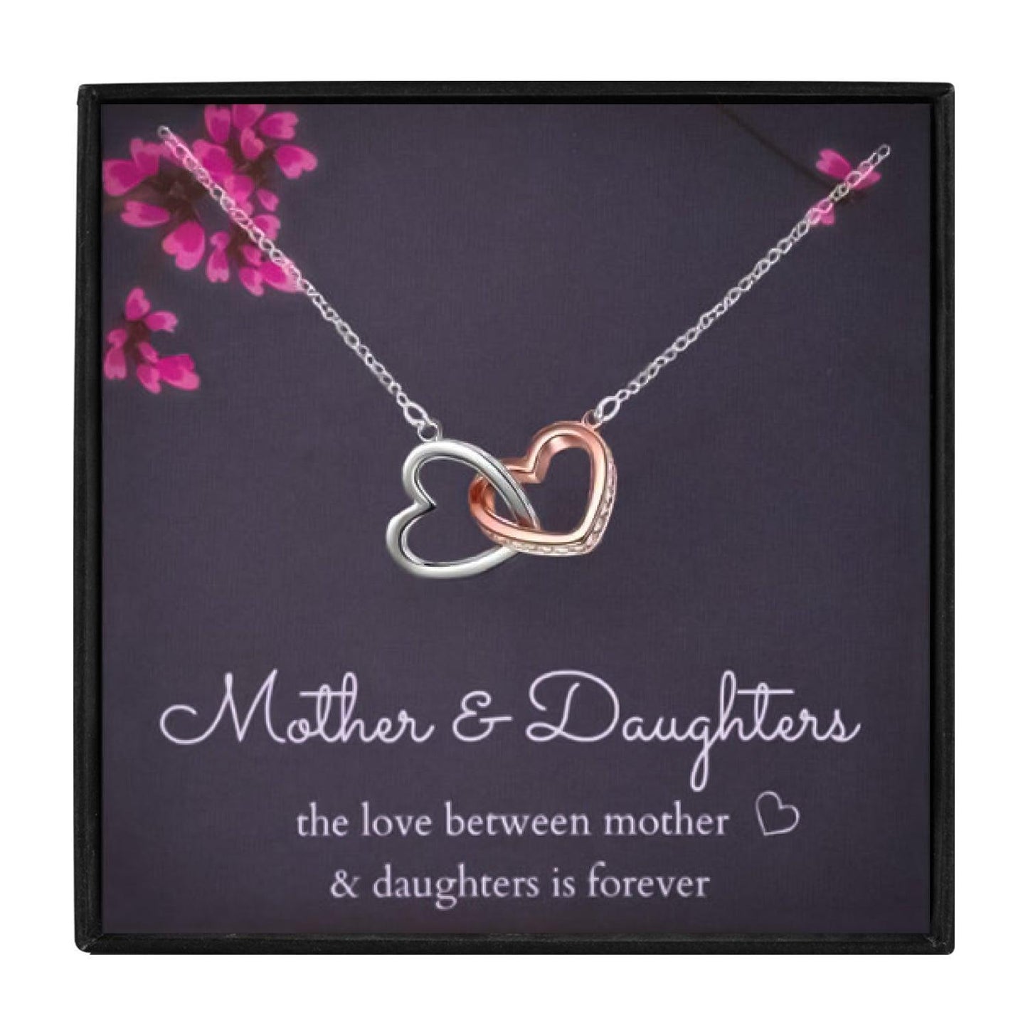 Mother Daughter Heart Necklace Gift Set for Christmas 2023 | Mother Daughter Heart Necklace Gift Set - undefined | mom & daughter, Mom Gift Necklace, mother and daughter necklace | From Hunny Life | hunnylife.com
