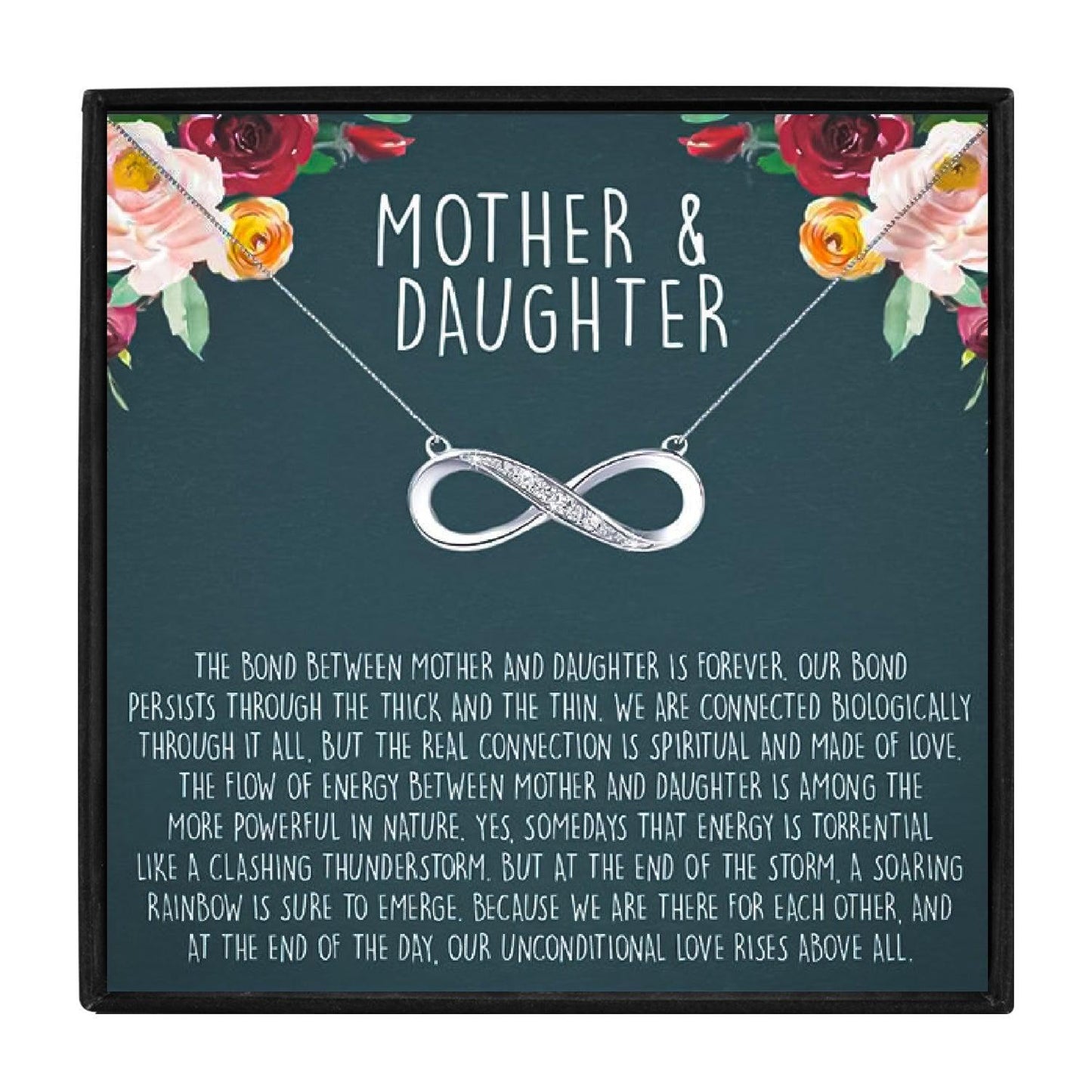 Mother Daughter Infinity Necklace in 2023 | Mother Daughter Infinity Necklace - undefined | mom & daughter, mother and daughter necklace | From Hunny Life | hunnylife.com