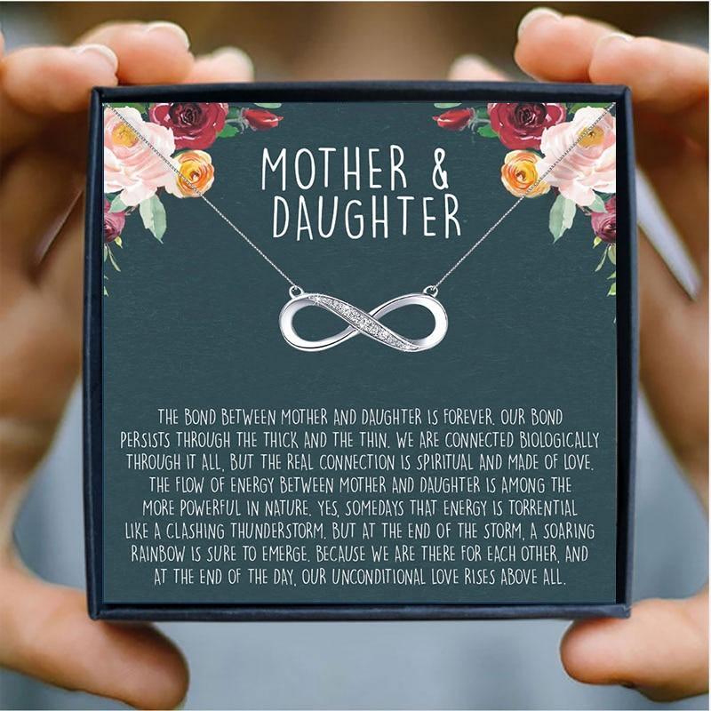 Mother Daughter Infinity Necklace in 2023 | Mother Daughter Infinity Necklace - undefined | mom & daughter, mother and daughter necklace | From Hunny Life | hunnylife.com