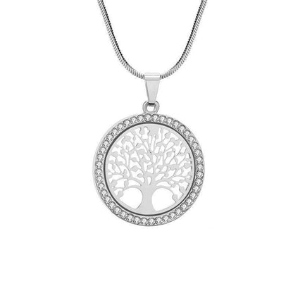 Mother In Law Family Tree Necklace From Daughter In Law for Christmas 2023 | Mother In Law Family Tree Necklace From Daughter In Law - undefined | necklace, pendent, To My Mother-in-law Pendant Necklace | From Hunny Life | hunnylife.com