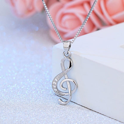 Music Note Pendant gift Necklace for Daughter for Christmas 2023 | Music Note Pendant gift Necklace for Daughter - undefined | daughter gift, gift for daughter, gift ideas, Mother Daughter Gift Necklace, necklace for daughter | From Hunny Life | hunnylife.com