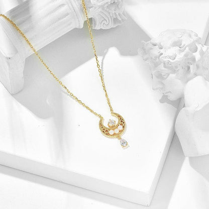 New Beautiful Girl Crescent Necklace for Christmas 2023 | New Beautiful Girl Crescent Necklace - undefined | creative cute necklace, Crescent Necklace, cute necklace, Gift Necklace, Necklaces | From Hunny Life | hunnylife.com