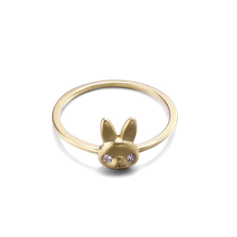 New Three-dimensional Cute Rabbit Ring for Christmas 2023 | New Three-dimensional Cute Rabbit Ring - undefined | cute ring, rings, S925 Sterling Silver ring | From Hunny Life | hunnylife.com