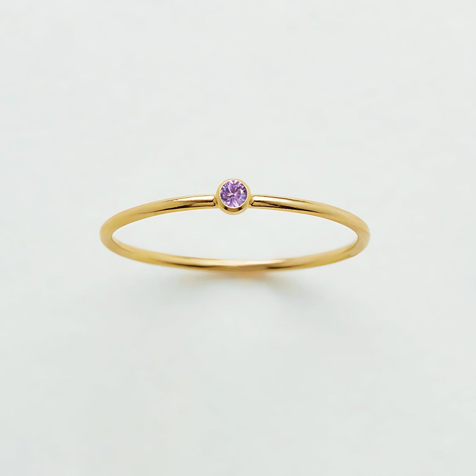 October Birthstone Cute Ring for Christmas 2023 | October Birthstone Cute Ring - undefined | Birthstone Ring, cute ring, october birthstone, October Birthstone ring, S925 Silver Vintage Cute Ring, Sterling Silver s925 cute Ring | From Hunny Life | hunnylife.com