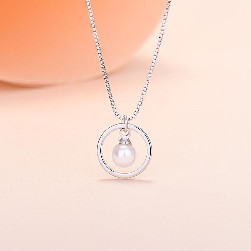 Pearl Circle Necklace Gift To My Beautiful Wife in 2023 | Pearl Circle Necklace Gift To My Beautiful Wife - undefined | gift for my wife, Necklaces for Wife, to my wife necklace, wife gift ideas | From Hunny Life | hunnylife.com
