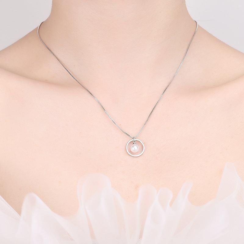 Pearl Circle Necklace Gift To My Beautiful Wife in 2023 | Pearl Circle Necklace Gift To My Beautiful Wife - undefined | gift for my wife, Necklaces for Wife, to my wife necklace, wife gift ideas | From Hunny Life | hunnylife.com