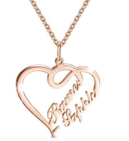 Personalized Custom Heart-shaped Letter Necklace in 2023 | Personalized Custom Heart-shaped Letter Necklace - undefined | Custom Name, Custom Name Necklaces, other necklace, Personalized Custom Heart-shaped Letter Necklace | From Hunny Life | hunnylife.com
