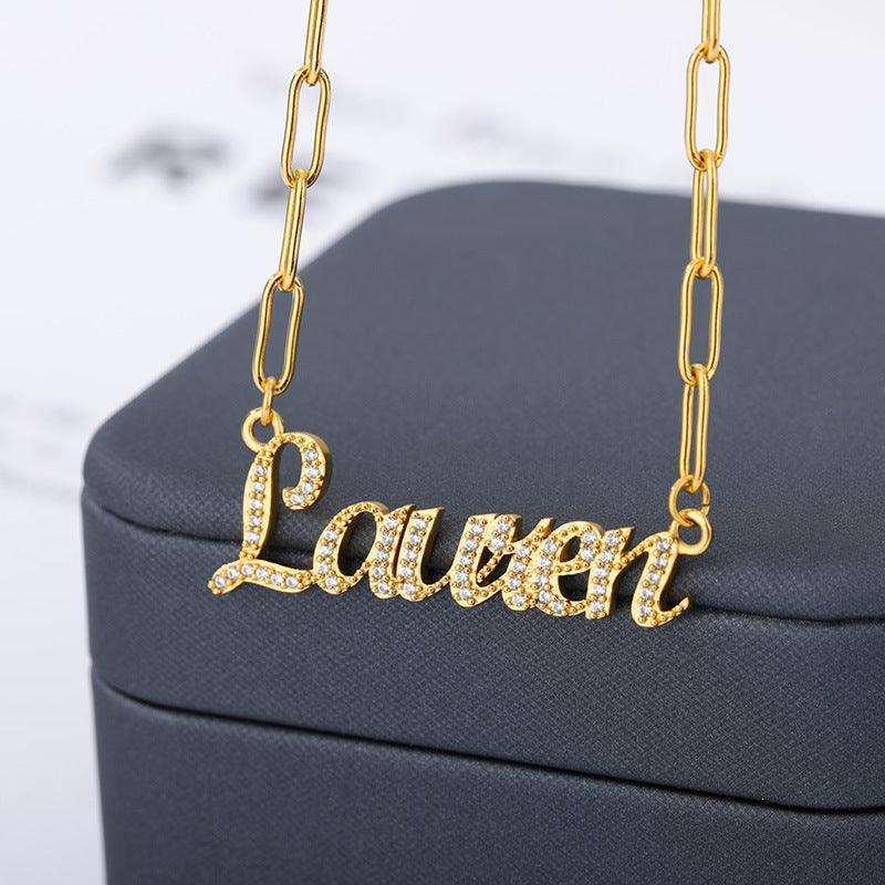 Personalized Custom Letter Necklace Custom Name Necklace in 2023 | Personalized Custom Letter Necklace Custom Name Necklace - undefined | Custom Name, Custom Name Necklace Personalized Necklace, Custom Name Necklaces | From Hunny Life | hunnylife.com