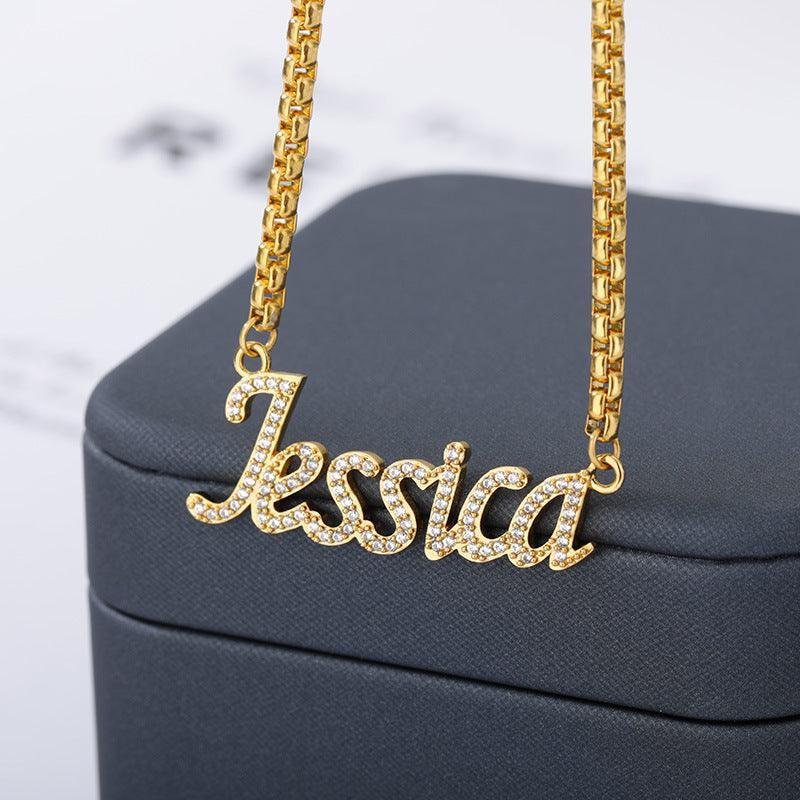 Personalized Custom Letter Necklace Custom Name Necklace in 2023 | Personalized Custom Letter Necklace Custom Name Necklace - undefined | Custom Name, Custom Name Necklace Personalized Necklace, Custom Name Necklaces | From Hunny Life | hunnylife.com