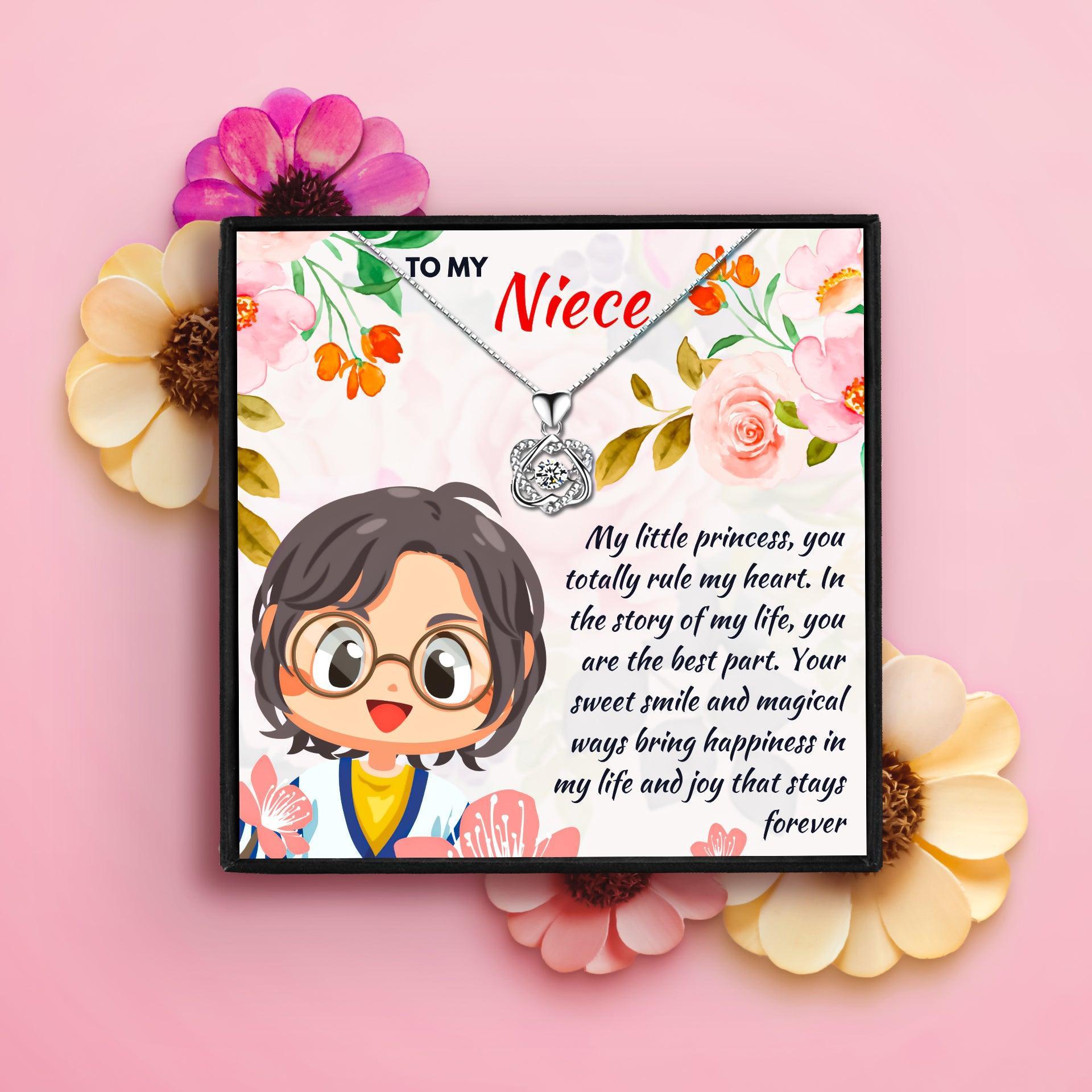 Dear Ava Aunt-Niece Necklace - Gift ideas, Heartfelt Card India | Ubuy