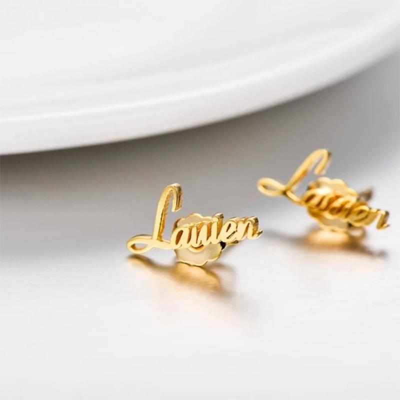 Personalized Name Customization Earrings for Christmas 2023 | Personalized Name Customization Earrings - undefined | Custom Name Earrings, Personalized Name Customization Earrings | From Hunny Life | hunnylife.com
