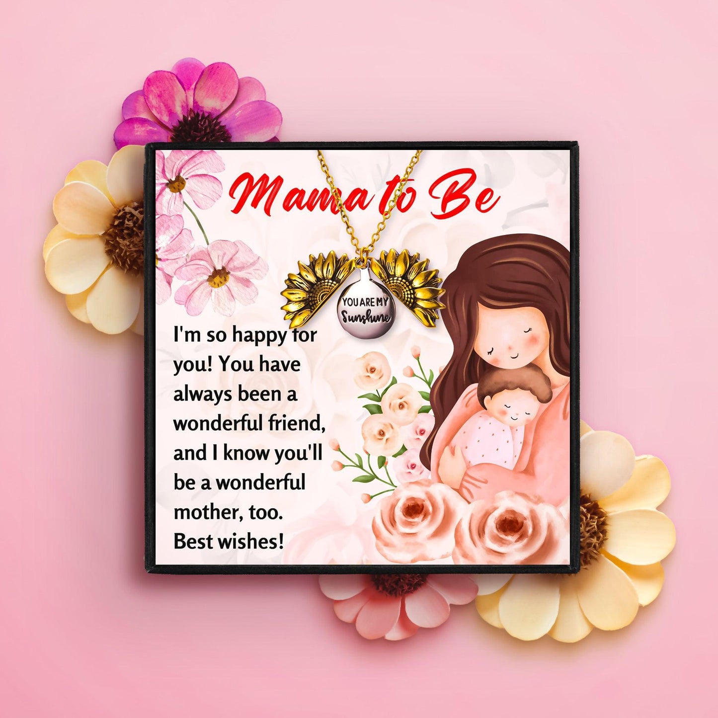 Pregnancy Gift Set & Moms to Be Gifts for Christmas 2023 | Pregnancy Gift Set & Moms to Be Gifts - undefined | Gifts for Pregnant Women, mama to be necklace, mom to be necklace, New Mom Jewelry | From Hunny Life | hunnylife.com