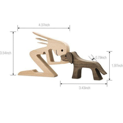 Puppy Family Wood Dog Carving Ornaments for Christmas 2023 | Puppy Family Wood Dog Carving Ornaments - undefined | Dog, Dog Carving Ornaments, gift, home and living | From Hunny Life | hunnylife.com