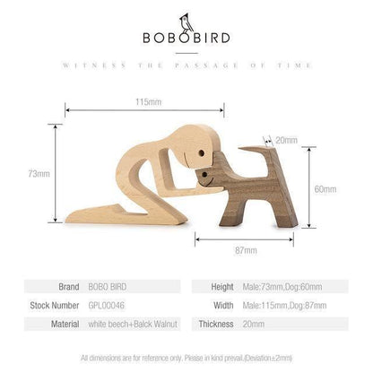 Puppy Family Wood Dog Carving Ornaments in 2023 | Puppy Family Wood Dog Carving Ornaments - undefined | Dog, Dog Carving Ornaments, gift, home and living | From Hunny Life | hunnylife.com