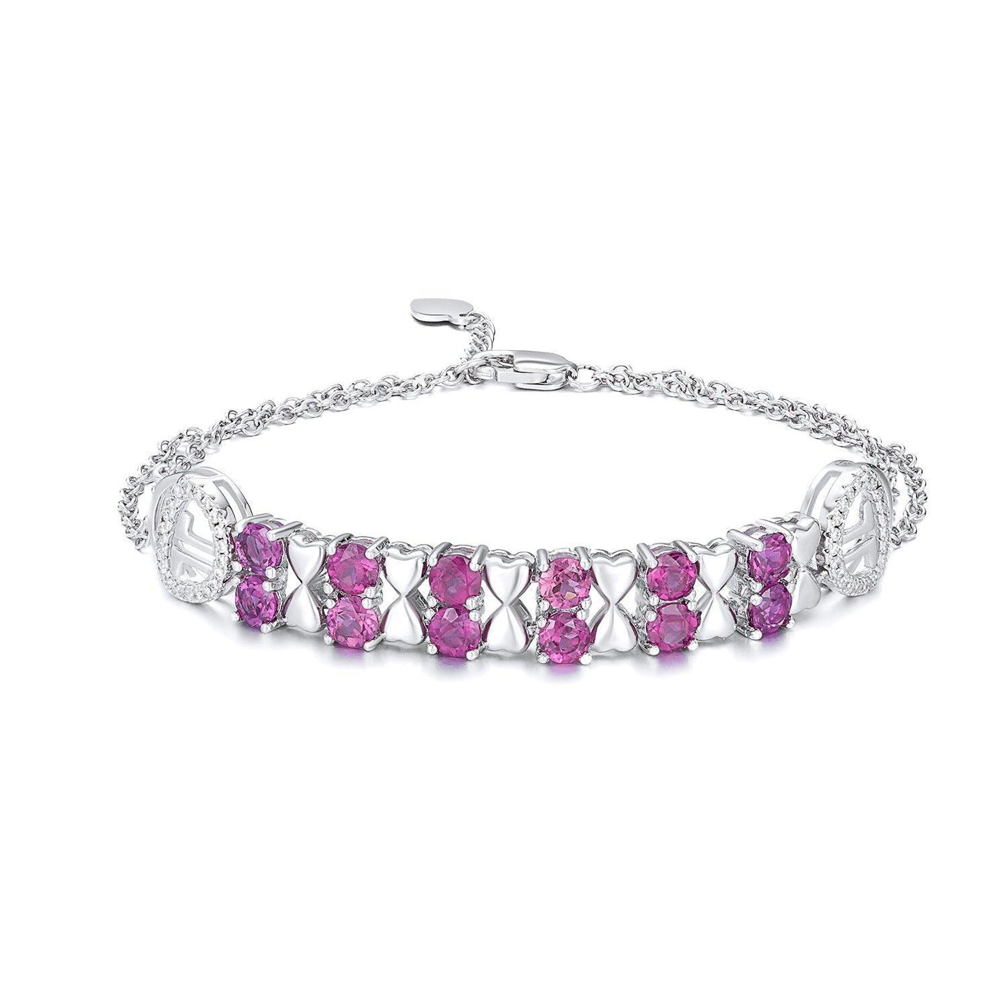 Purple Garnet Bracelet Light Luxury Jewelry in 2023 | Purple Garnet Bracelet Light Luxury Jewelry - undefined | Bracelets gift ideas, Purple Garnet Bracelet, S925 Sterling Silver Bracelet | From Hunny Life | hunnylife.com
