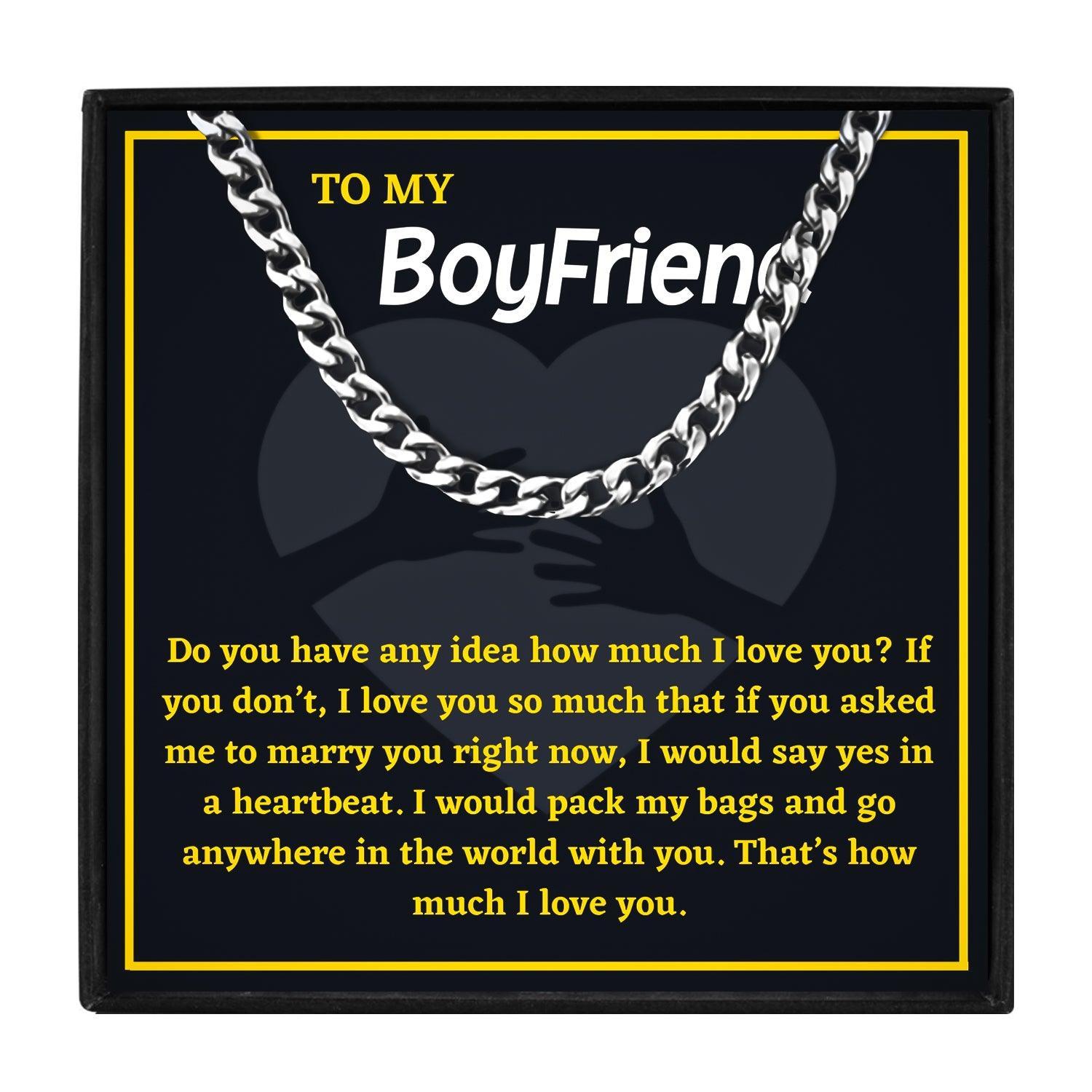 Cross Necklace Promise Necklace For Boyfriend – Hunny Life