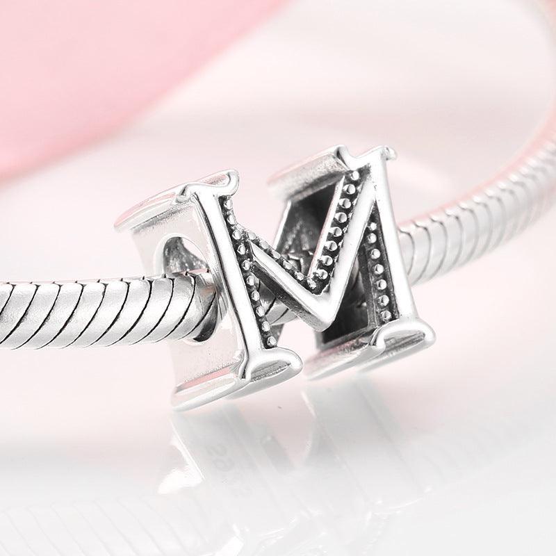 S925 Silver Beads 26 Letter Beads Cute Charms for Christmas 2023 | S925 Silver Beads 26 Letter Beads Cute Charms - undefined | 26 Letter Beads Cute Charms, S925 Cute Charms, S925 Silver Beads 26 Letter, S925 Silver Charms & Pendants | From Hunny Life | hunnylife.com