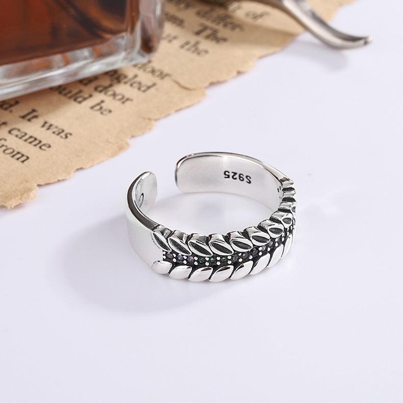 S925 Silver Color Diamond Colorful Ear Of Wheat Ring for Christmas 2023 | S925 Silver Color Diamond Colorful Ear Of Wheat Ring - undefined | cute ring, Ear Of Wheat Ring, S925 Silver Color Diamond Ring, S925 Silver rings, S925 Silver Vintage Cute Ring, Sterling Silver s925 cute Ring | From Hunny Life | hunnylife.com