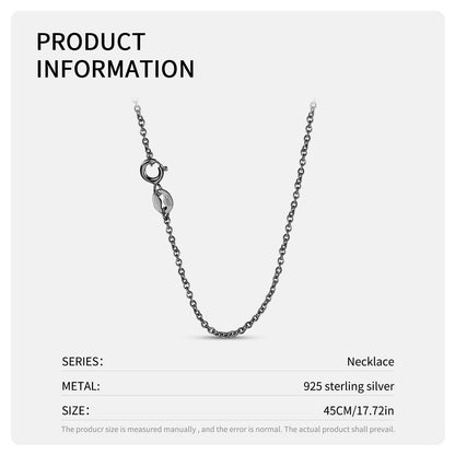 S925 Silver Electroplating Black Gold Snake Necklace Heart Texture for Christmas 2023 | S925 Silver Electroplating Black Gold Snake Necklace Heart Texture - undefined | Black Gold Necklace, Electroplating Black Gold Snake Necklace, S925 Silver necklace | From Hunny Life | hunnylife.com