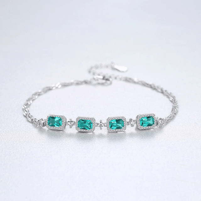 S925 silver fashion emerald bracelet in 2023 | S925 silver fashion emerald bracelet - undefined | Bracelet, Bracelets, S925 silver fashion emerald bracelet | From Hunny Life | hunnylife.com
