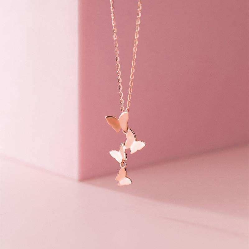 S925 Silver Forest Sweet Butterfly Element Necklace in 2023 | S925 Silver Forest Sweet Butterfly Element Necklace - undefined | Forest Sweet Butterfly Element Necklace, Gift Necklace, necklace, Necklaces, other necklace | From Hunny Life | hunnylife.com