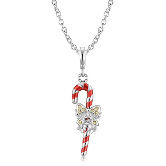 S925 Silver Gel Christmas Crutches Necklace in 2023 | S925 Silver Gel Christmas Crutches Necklace - undefined | Christmas Crutches Necklace, Female Forest Collar Chain, Gift Necklace, Necklaces | From Hunny Life | hunnylife.com