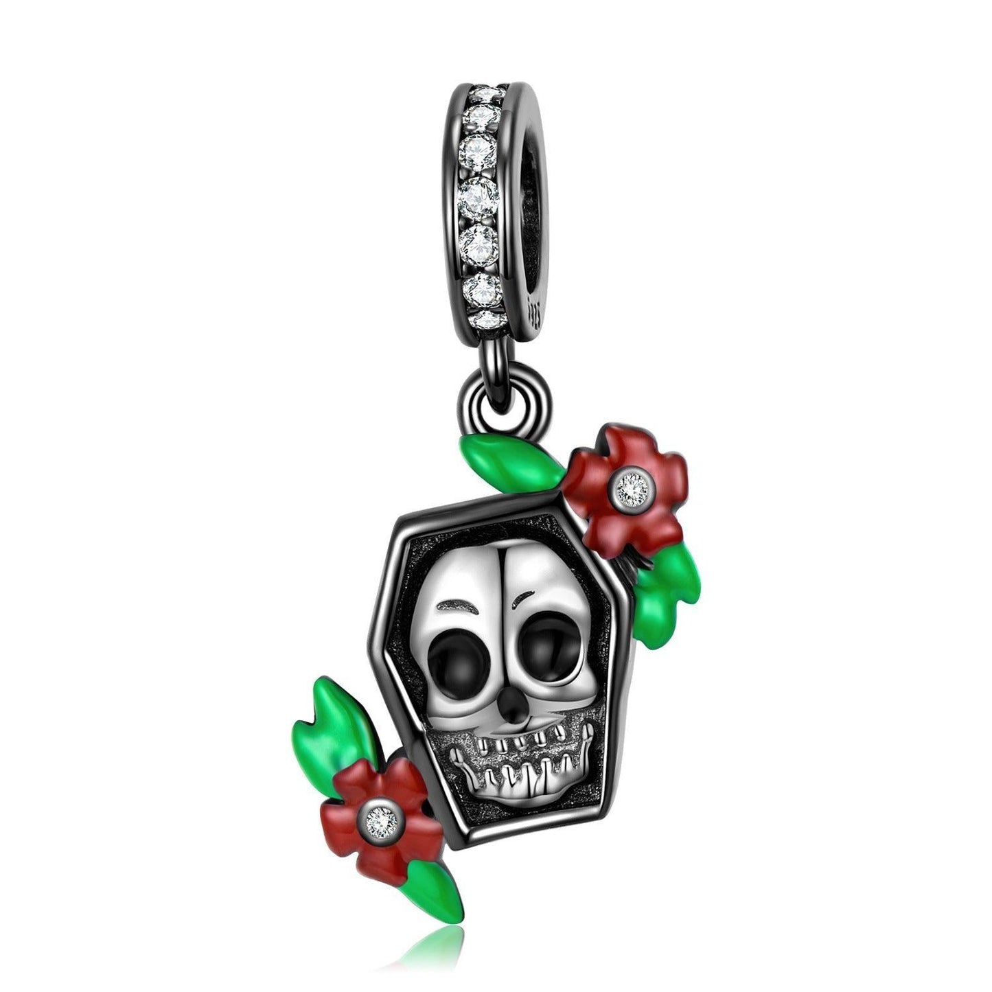 S925 Silver Skull Series Beaded Charms & Pendants for Christmas 2023 | S925 Silver Skull Series Beaded Charms & Pendants - undefined | cute charm bracelets, Halloween Charms & Pendants, S925 Silver Charms & Pendants, Skull Series Beaded Charms | From Hunny Life | hunnylife.com