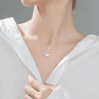 S925 Silver Small And Simple Heart necklace for Christmas 2023 | S925 Silver Small And Simple Heart necklace - undefined | gift, gift ideas, Gift Necklace, necklace, Necklaces, other necklace | From Hunny Life | hunnylife.com