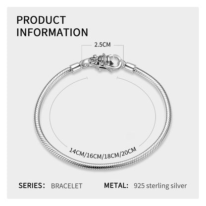 S925 Sterling Silver Basic Keel Charm Diy Bracelets in 2023 | S925 Sterling Silver Basic Keel Charm Diy Bracelets - undefined | Basic Keel Charm Diy Bracelets, bracelet for charms, Charm Bracelets for Women, cute charm bracelets, S925 Sterling Silver Charm Bracelets | From Hunny Life | hunnylife.com