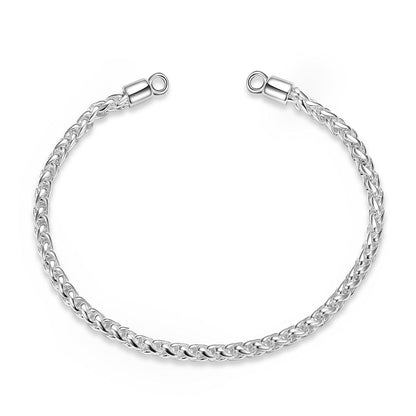 S925 Sterling Silver Basic Keel Charm Diy Bracelets in 2023 | S925 Sterling Silver Basic Keel Charm Diy Bracelets - undefined | Basic Keel Charm Diy Bracelets, bracelet for charms, Charm Bracelets for Women, cute charm bracelets, S925 Sterling Silver Charm Bracelets | From Hunny Life | hunnylife.com