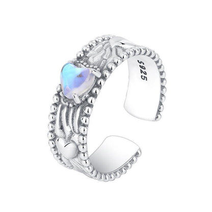 S925 Sterling Silver Dessert Spirit Opal Embossed Ring for Christmas 2023 | S925 Sterling Silver Dessert Spirit Opal Embossed Ring - undefined | cute ring, Embossed Ring, S925 Sterling Silver Opal Ring, Sterling Silver s925 cute Ring | From Hunny Life | hunnylife.com