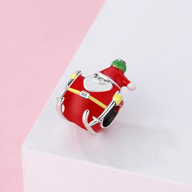 S925 Sterling Silver Drip Glue Beads Christmas Charms in 2023 | S925 Sterling Silver Drip Glue Beads Christmas Charms - undefined | Christmas Charms & Pendants, Drip Glue Beads Christmas Charms, S925 Silver Charms & Pendants, String Bracelet Diy Accessories Beads | From Hunny Life | hunnylife.com