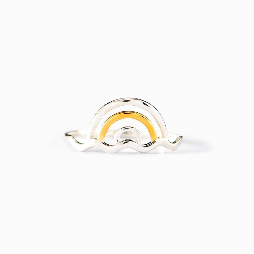 S925 Sterling Silver Rainbow Ring For Women for Christmas 2023 | S925 Sterling Silver Rainbow Ring For Women - undefined | Rainbow Ring, rings | From Hunny Life | hunnylife.com