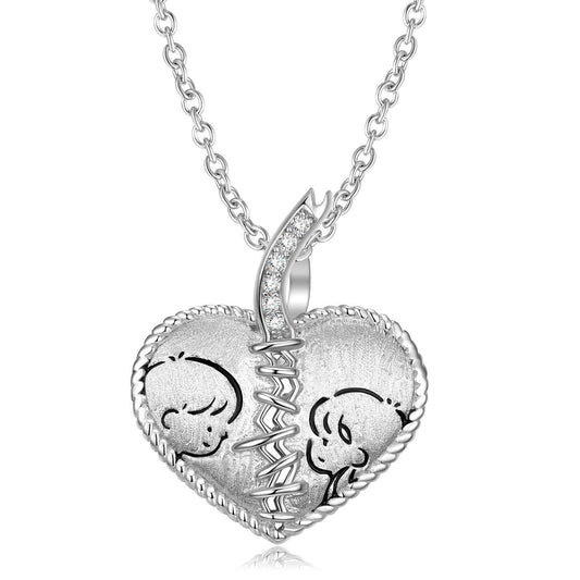 Sentimental Mended S925 Silver Heart Necklace for Christmas 2023 | Sentimental Mended S925 Silver Heart Necklace - undefined | S925 Silver Heart Necklace, S925 Sterling Silver Necklace, Sentimental Mended Necklace | From Hunny Life | hunnylife.com