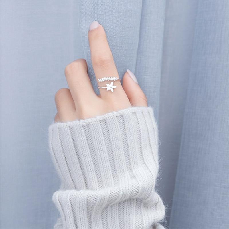 Simple Cute Minimalist Fresh Flower Rings in 2023 | Simple Cute Minimalist Fresh Flower Rings - undefined | rings, Simple Cute Minimalist Fresh Flower Rings | From Hunny Life | hunnylife.com