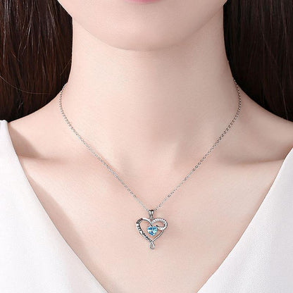 Simple Ladies Love Blue Diamond Pendant for Christmas 2023 | Simple Ladies Love Blue Diamond Pendant - undefined | Fashionable Simple Ladies Love Blue Diamond Pendant, necklaces, other necklace | From Hunny Life | hunnylife.com