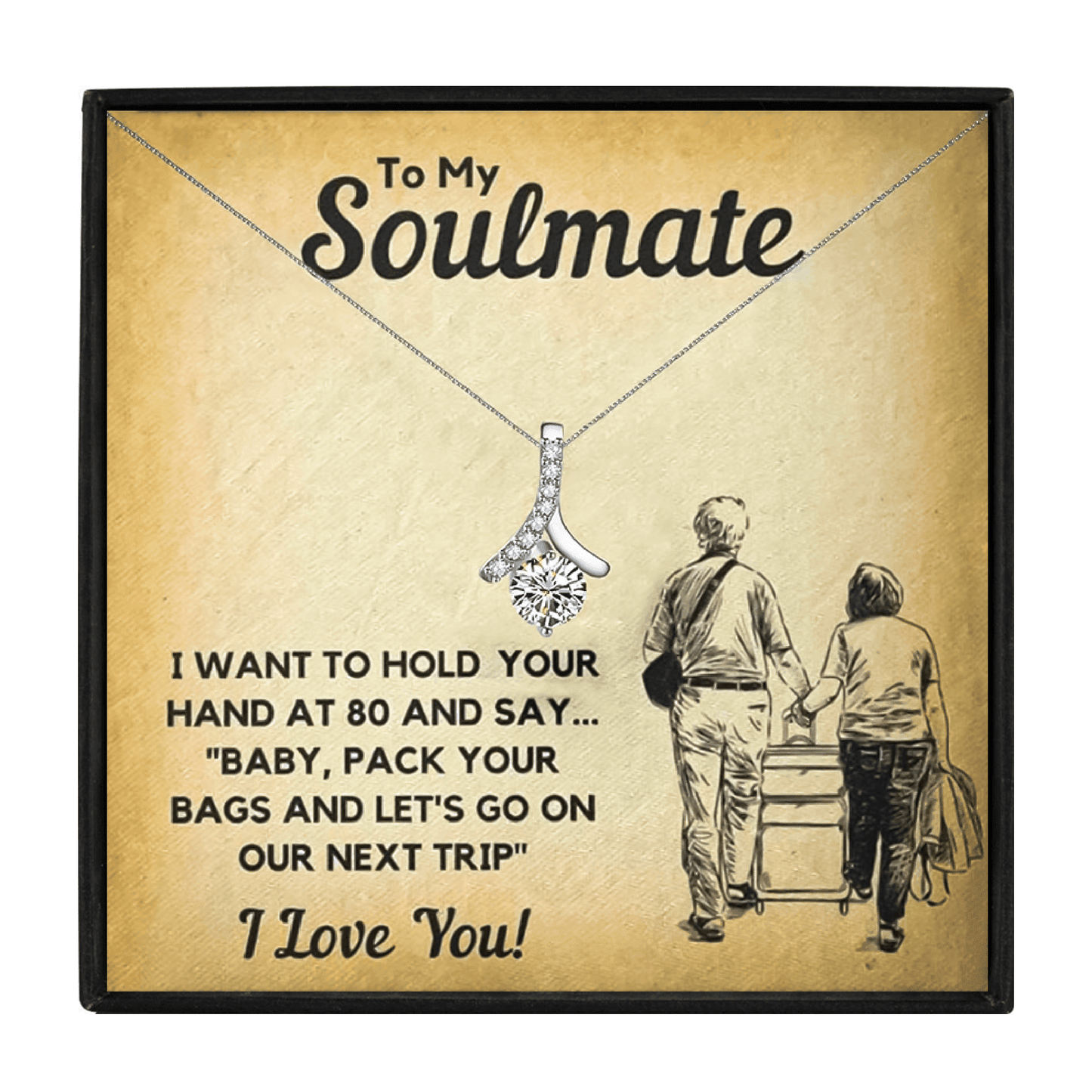 Soulmate Necklace For Her for Christmas 2023 | Soulmate Necklace For Her - undefined | my soulmate necklace, soulmate necklace, soulmate pendant, to my beautiful soulmate necklace, to my soulmate necklace | From Hunny Life | hunnylife.com