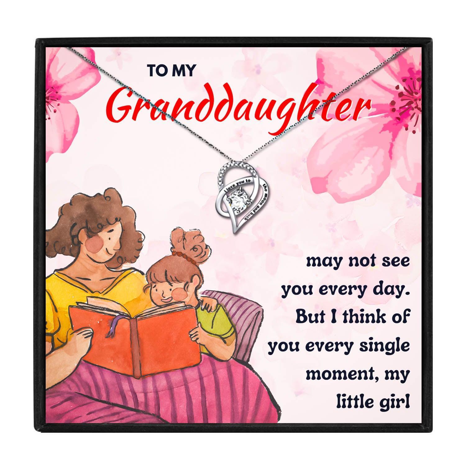 Granddaughter Gifts from Grandma or Grandpa, Jewellery Gift for Women -  Sayings into Things