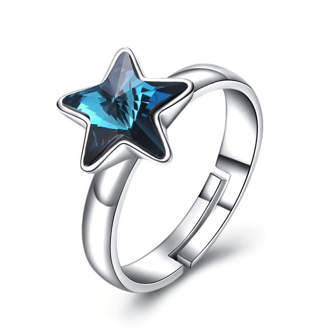 star S925 sterling silver adjustable ring in 2023 | star S925 sterling silver adjustable ring - undefined | rings, Star rings S925 sterling silver | From Hunny Life | hunnylife.com