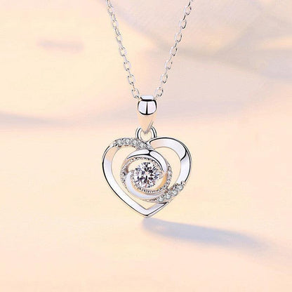 Sterling Silver Eternal Heart Necklace For Women in 2023 | Sterling Silver Eternal Heart Necklace For Women - undefined | 925 silver jewelry set, 925 Silver Necklace, Gift Necklace, Heart Necklace For Women, necklace, Necklaces | From Hunny Life | hunnylife.com