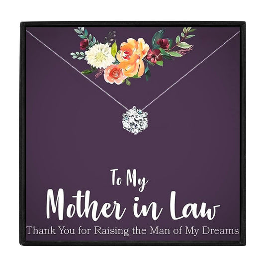 Thank You Mother In Law Gift Necklace Set in 2023 | Thank You Mother In Law Gift Necklace Set - undefined | Choker Necklace for My Mother, mom birthday gift | From Hunny Life | hunnylife.com