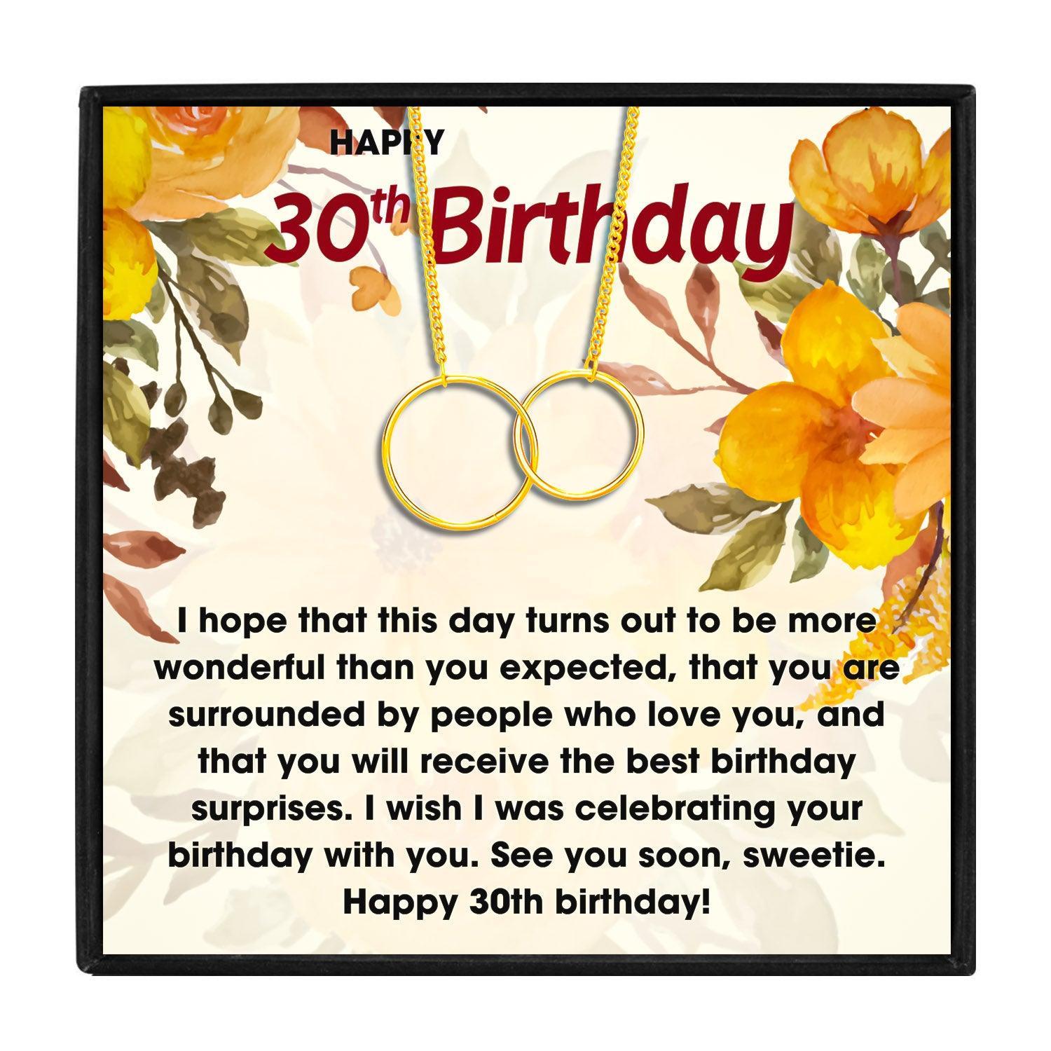  30th Birthday Gifts for Women, Happy 30th Birthday