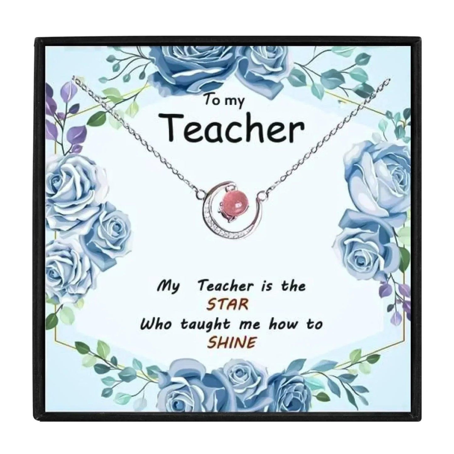 To An Amazing Teacher Gift Necklace Set in 2023 | To An Amazing Teacher Gift Necklace Set - undefined | teacher gift, teacher gift ideas | From Hunny Life | hunnylife.com