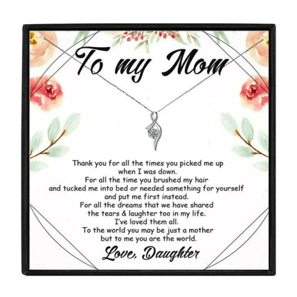 To My Amazing Mom Thank You for Loving Me Necklace in 2023 | To My Amazing Mom Thank You for Loving Me Necklace - undefined | mom birthday gift, mom gift ideas, Mom Necklace, Mom Necklace Gift | From Hunny Life | hunnylife.com